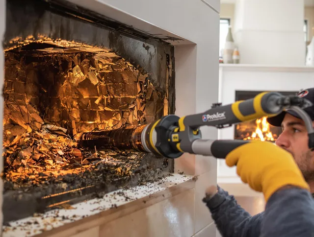 Professional chimney cleaning by Southington Chimney Sweep in Southington, CT