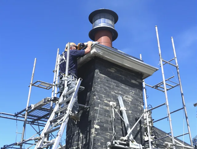 Sturdy chimney crown finished by Southington Chimney Sweep in Southington, CT