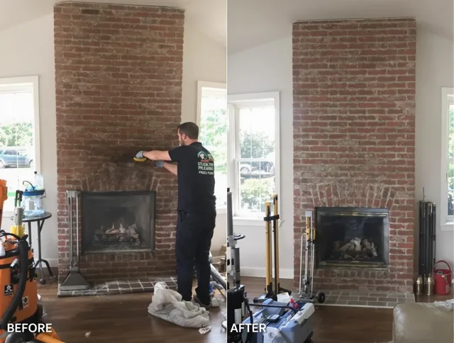 Finished chimney sweeping service by Southington Chimney Sweep in Southington, CT