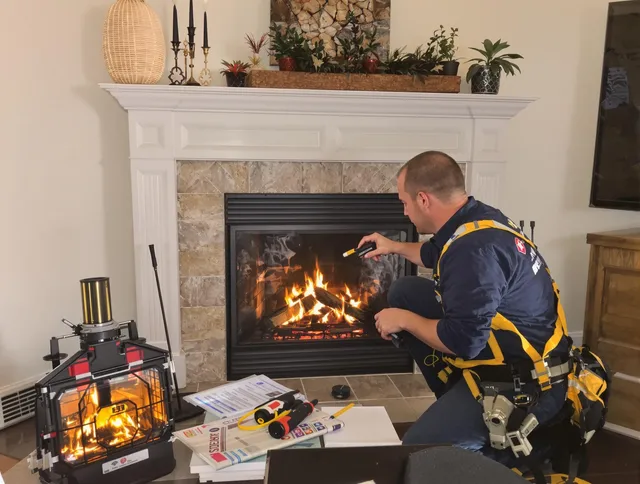 Safety-focused fireplace inspection by Southington Chimney Sweep in Southington, CT