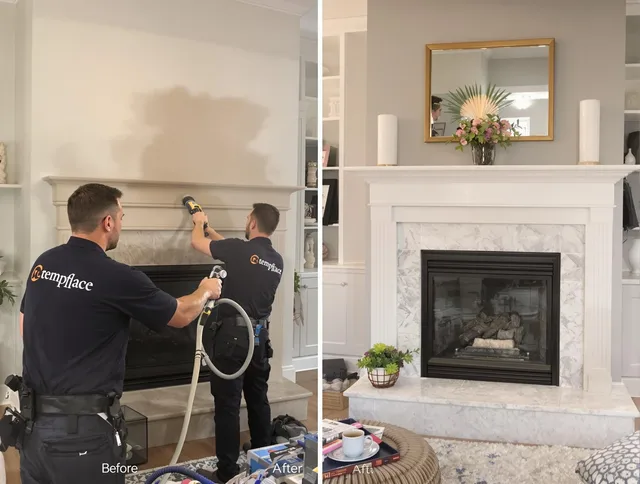 Professional soot removal by Southington Chimney Sweep team in Southington, CT